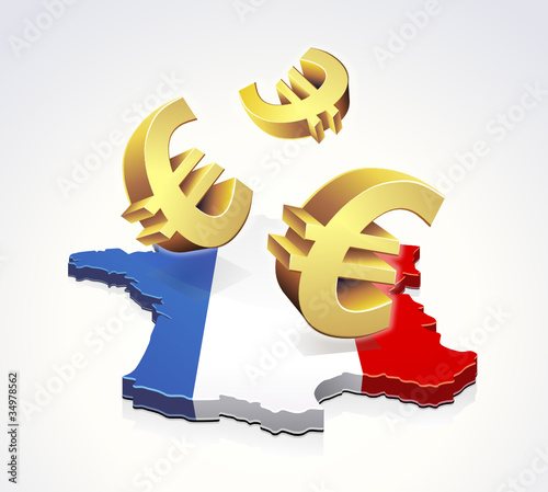 Mouvement d'euros en France