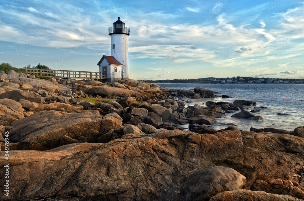 Annisquam lighthouse in Massachusetts