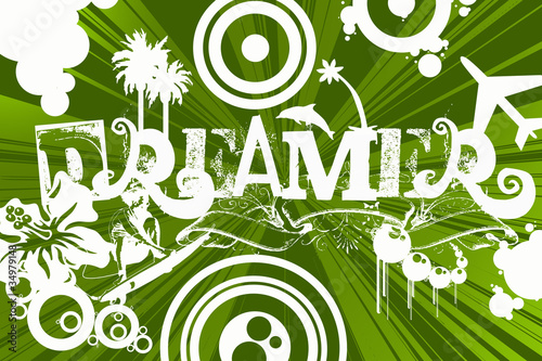 Quadro em tela dreamer wallpaper