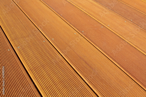 Bangkirai Bretter als Holz Terrasse photo
