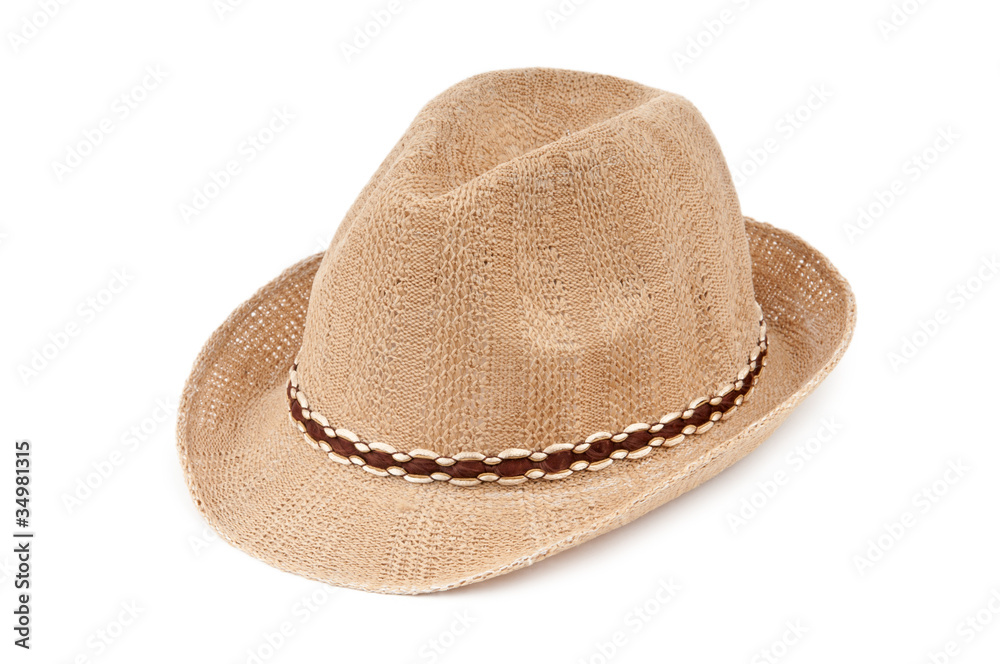 Hat isolated on the white background