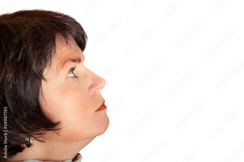 Portrait einer dunkelhaarigen Frau Portrait einer dunkelhaarigen Frau