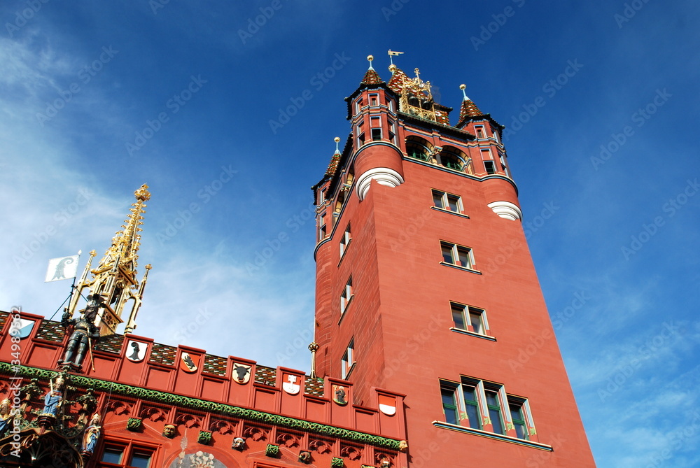 Obraz premium Basel City Hall, Switzerland