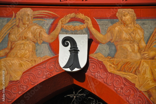 Obraz na plátně Basel, Switzerland, coat of arms