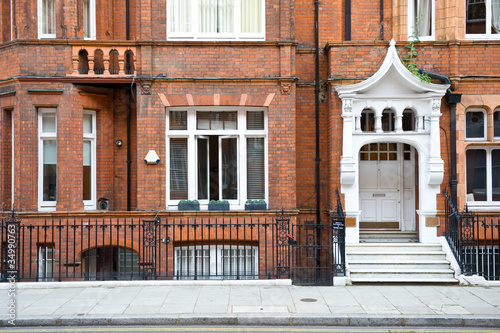 Photography Chelsea elegant apartment building. London, United Kingdom.
