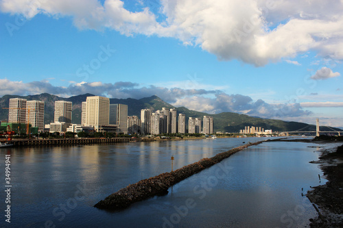 scenery of the Ming river