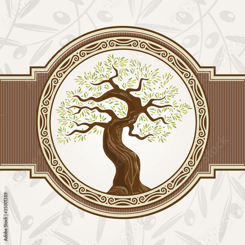 Olive vector tree
