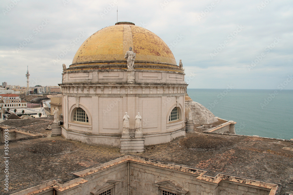 Fototapeta premium Cúpula de la Catedral de Cádiz