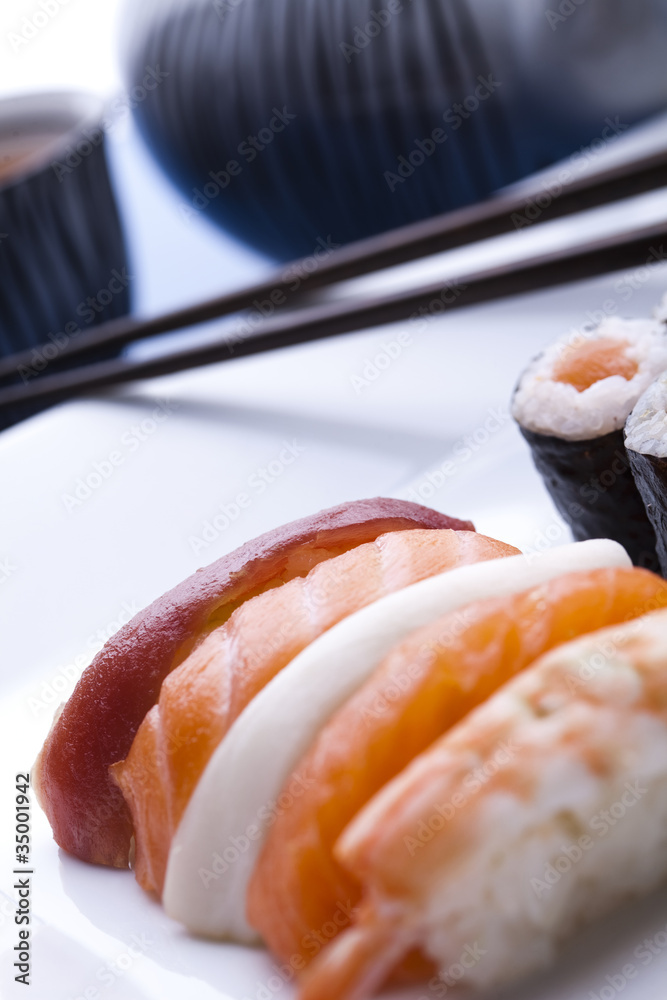 Sushi close up