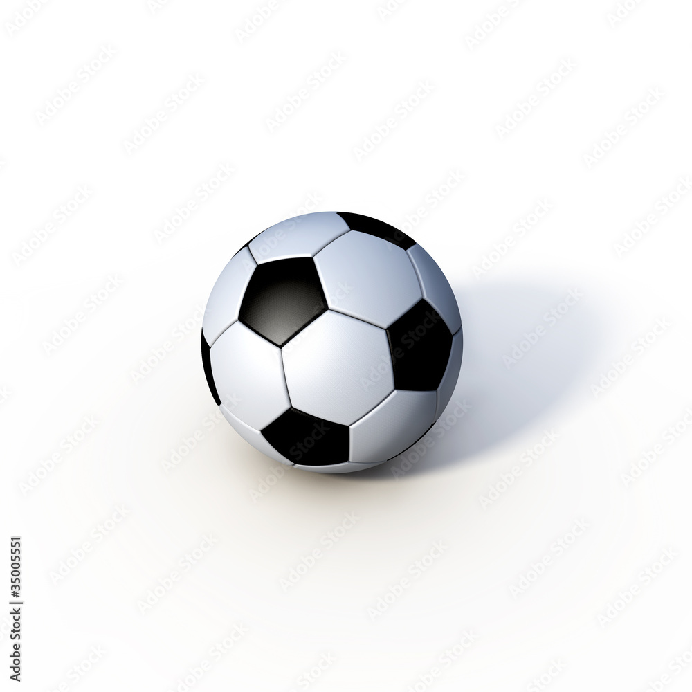 Fussball freigestellt liegend Schatten 2012 Fussball freigestellt liegend Schatten 2012