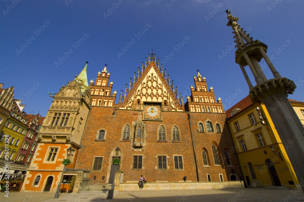 Rathaus - Breslau - Polen