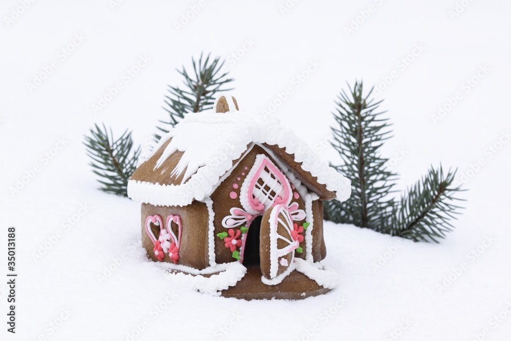 Christmas gingerbread house