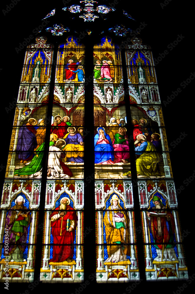 Fototapeta premium Stained glass windows