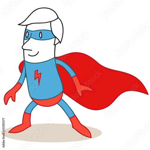Superheld, wachsam