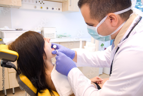 Medical treatment at the dental