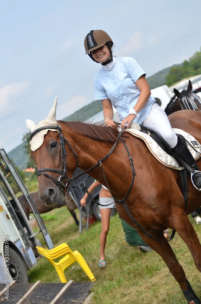 Fototapeta premium équitation