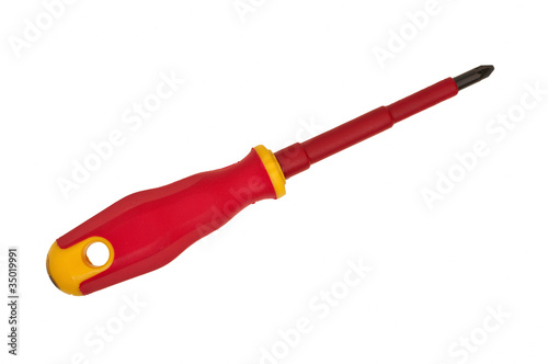screwdriver on a white background