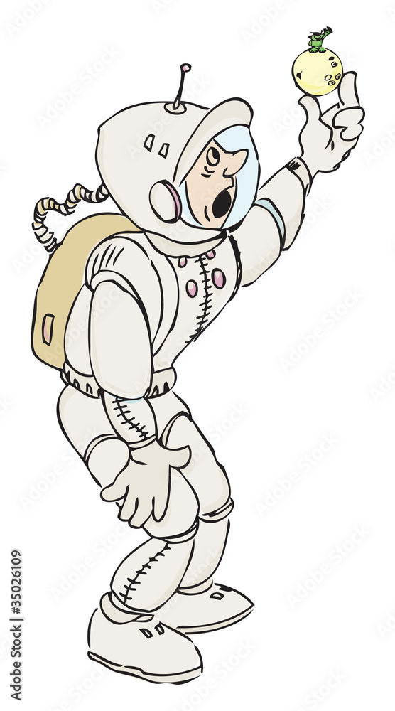 Astronaut in a spacesuit Astronaut in a spacesuit