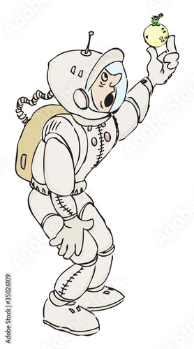 Astronaut in a spacesuit