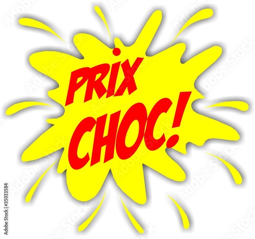 bouton prix choc