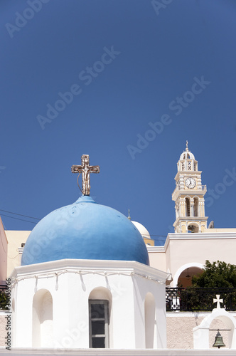 Santorini church in fira