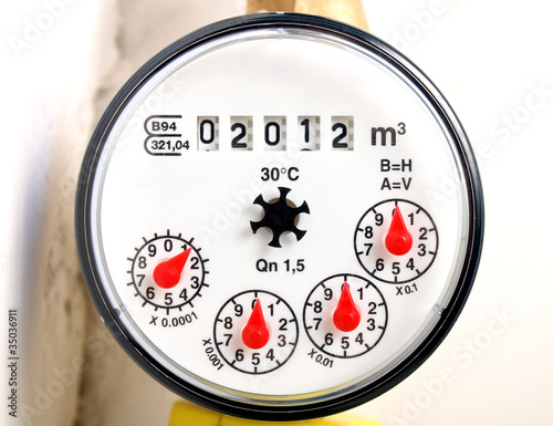 Obraz na płótnie Water meter 2012
