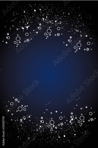 floral nuit étoiles
