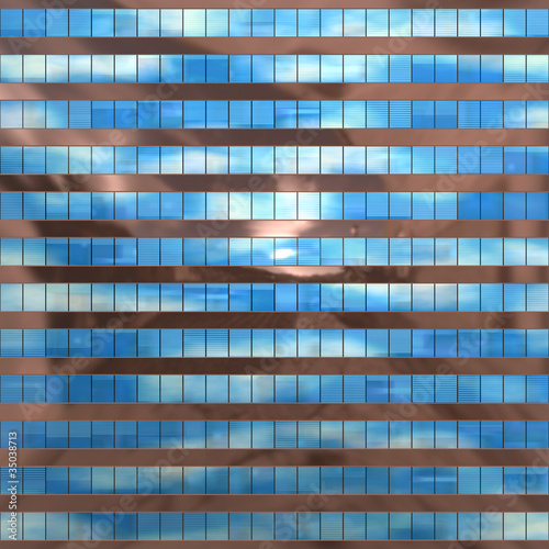 Seamless texture resembling skyscrapers windows