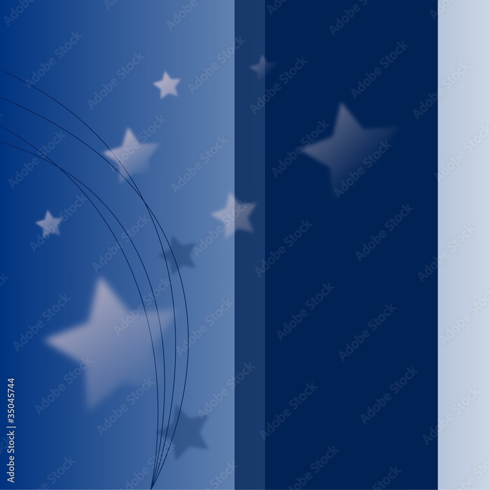 Blaue Sterne