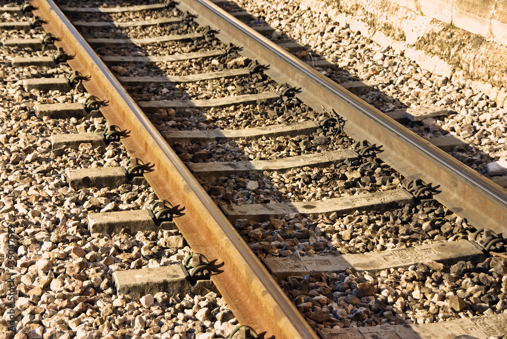 Naklejka premium old railway