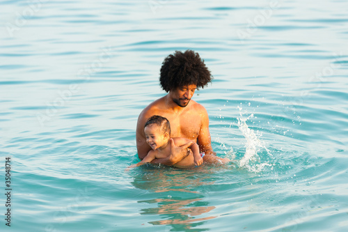 Swimming lesson