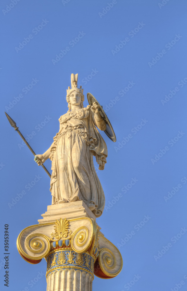 statue of Athena, academy of athens, greece