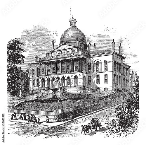 State House or Massachusetts State House or The New State House,