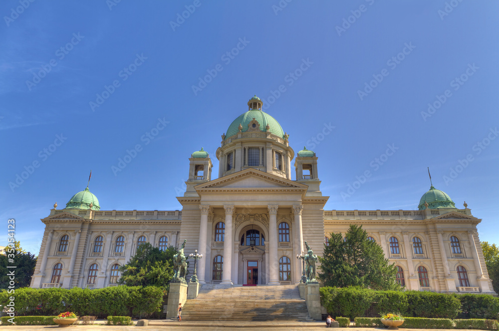 Fototapeta premium Serbian National Assembly, Belgrade