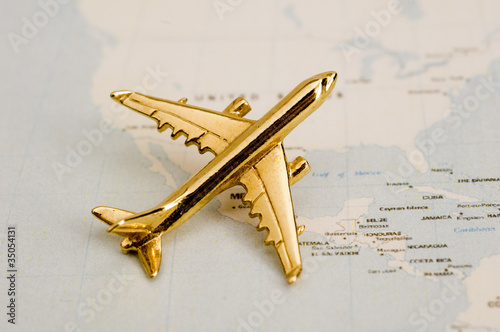 Plane Over United States photo