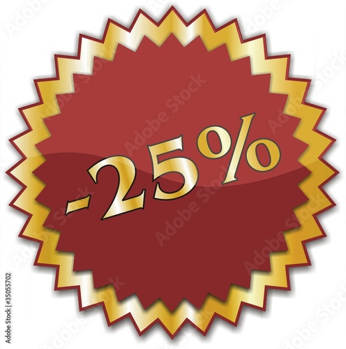 étiquette -25%
