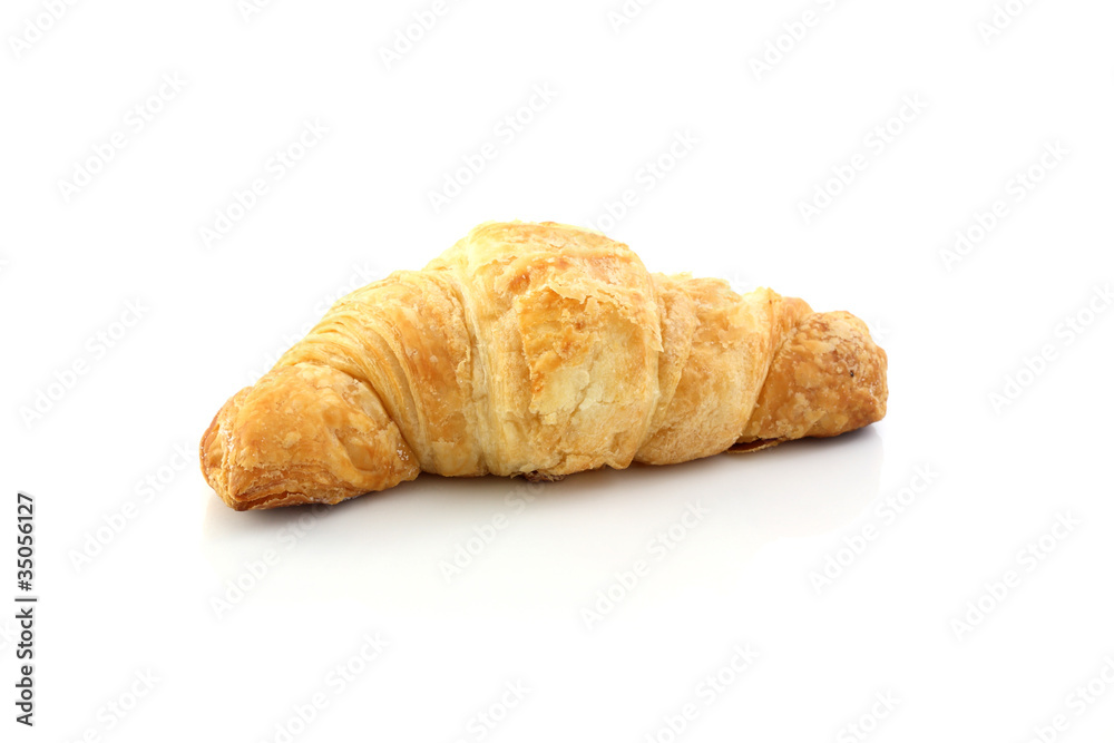 croissant isolated in white background