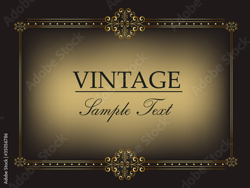 vintage frame design