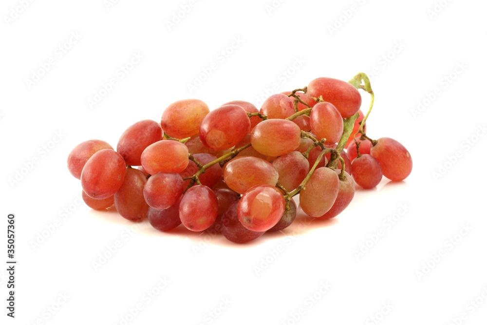 grapes isolated in white background
