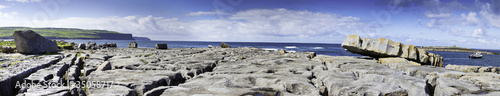 Doolin's Bay, The Burren. Panorama photo