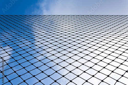 Net with blue sky