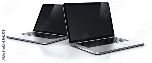 Two laptops photo