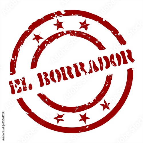 stempel el borrador I