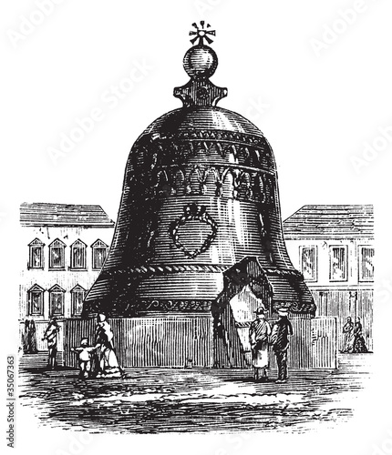 Slika na platnu Tsar Bell or Tsarsky Kolokol or Tsar Kolokol III or Royal Bell,