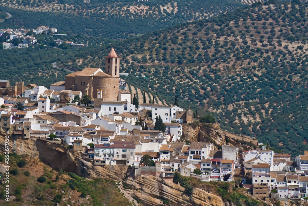 Iznajar in Andalusien, Spanien
