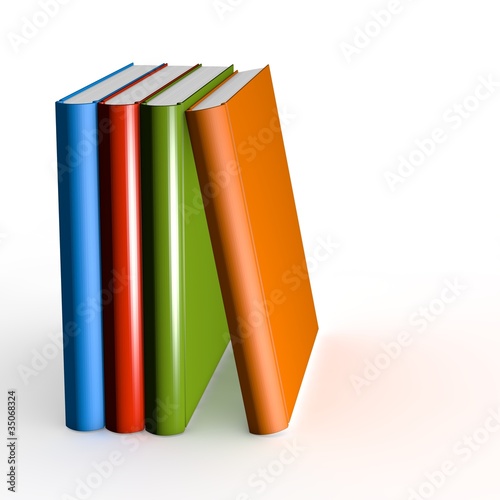 books colorful