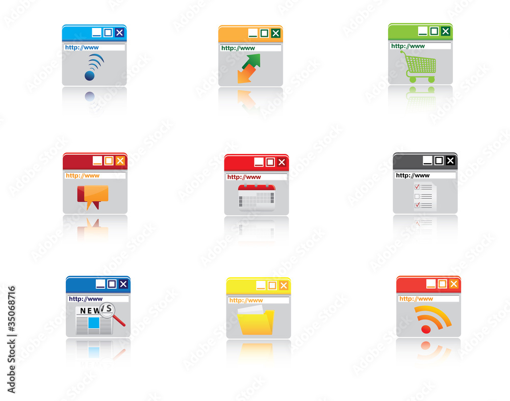 Web Icons, Internet & Website icons, office & universal icons, i