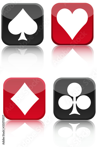 Square button