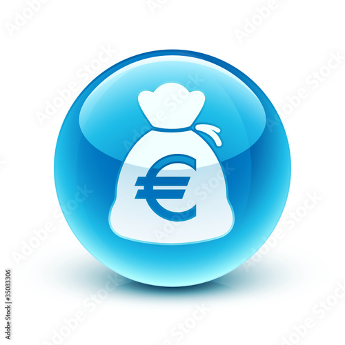 icône bourse / stock exchange icon