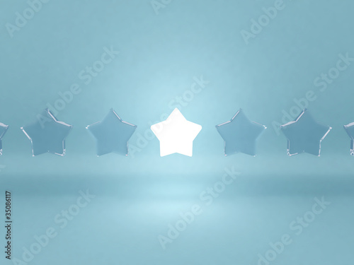 leadership concept of stars